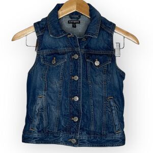 Express denim vest size XS